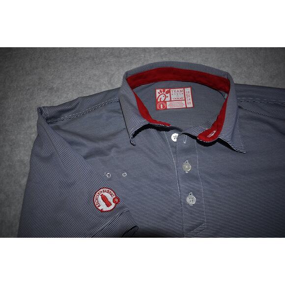 Chick-fil-A Golf Polo Shirt Men Teens Size Small Work Team Uniform Polyester - Picture 1 of 6